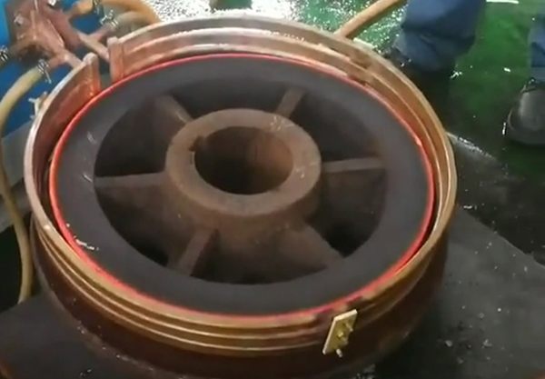 超音頻榴莲视频色在线观看加熱設備對火車輪加熱試樣